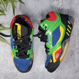 RARE Greedy Genius GN$ | Colorblock High Top Sneakers
